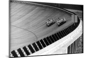 Juan Manuel Fangio and Stirling Moss at the 6th Italian Grand Prix-Angelo Cozzi-Mounted Giclee Print