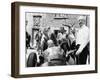 Juan Manuel Fangio at the Wheel of a V16 BRM, 1960s-null-Framed Photographic Print