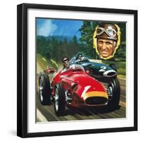 Juan Manuel Fangio-Wilf Hardy-Framed Giclee Print