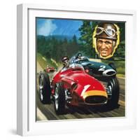 Juan Manuel Fangio-Wilf Hardy-Framed Giclee Print