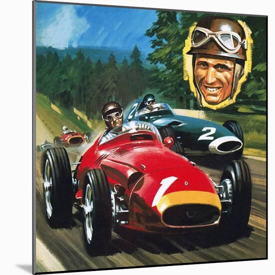 Juan Manuel Fangio-Wilf Hardy-Mounted Giclee Print