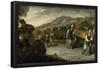 Juan Montero de Rojas / ' The Ark Crossing the Jordan', ca. 1667, Spanish School, Canvas, 112 c...-JUAN MONTERO DE ROJAS-Framed Poster