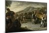 Juan Montero de Rojas / ' The Ark Crossing the Jordan', ca. 1667, Spanish School, Canvas, 112 c...-JUAN MONTERO DE ROJAS-Mounted Poster