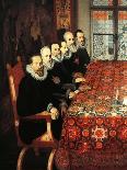 English Delegation, Detail from Conference at Somerset House in August 1604-Juan Pantoja De La Cruz-Giclee Print