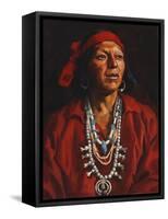 Juan, Pueblo Indian, 1927-Eanger Irving Couse-Framed Stretched Canvas