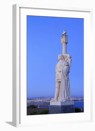 Juan Rodriguez Cabrillo Statue-Richard Cummins-Framed Photographic Print