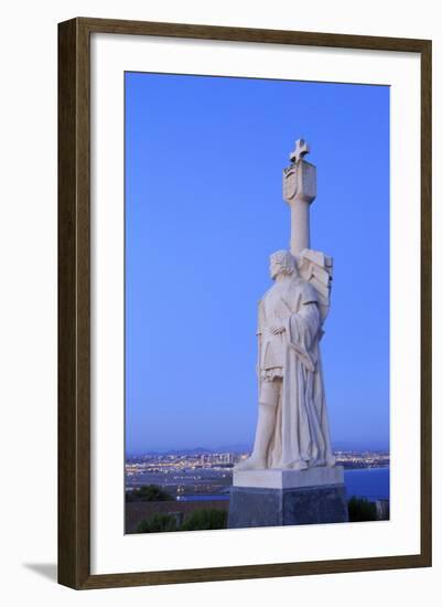 Juan Rodriguez Cabrillo Statue-Richard Cummins-Framed Photographic Print