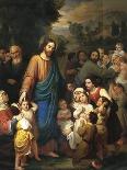 Suffer Little Children to Come Unto Me, 1854-Juan Urruchi-Stretched Canvas