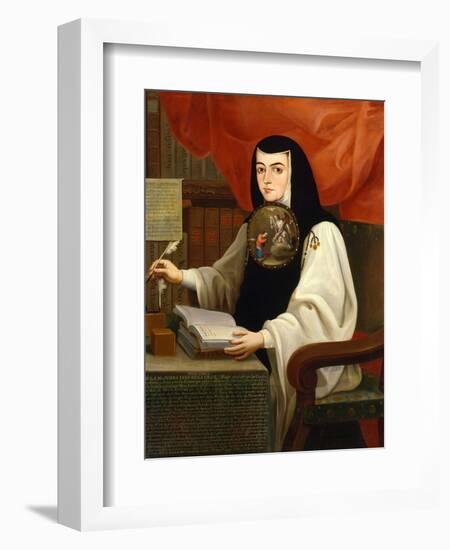 Juana Inés De La Cruz, 1772-Andres De Islas-Framed Giclee Print