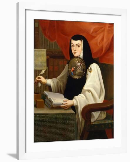 Juana Inés De La Cruz, 1772-Andres De Islas-Framed Giclee Print