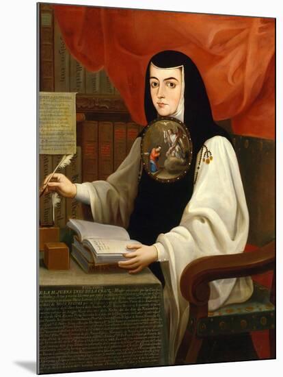 Juana Inés De La Cruz, 1772-Andres De Islas-Mounted Giclee Print