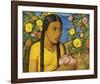 Juanita Entre Las Flores-Alfredo Ramos Martinez-Framed Giclee Print