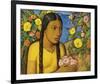 Juanita Entre Las Flores-Alfredo Ramos Martinez-Framed Giclee Print