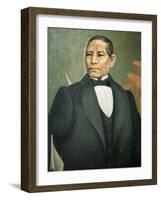 Juarez Garcia, Benito (1806-1872)-null-Framed Art Print