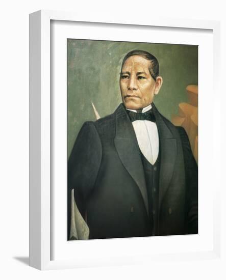 Juarez Garcia, Benito (1806-1872)-null-Framed Art Print