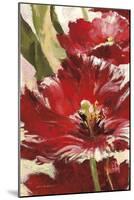Jubilant Red Tulip Panel 1-Brent Heighton-Mounted Art Print