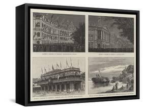 Jubilee Celebrations in Bombay-null-Framed Stretched Canvas