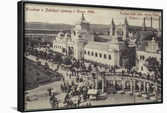 Jubilee Exhibition, Prague, 1908-null-Framed Photographic Print