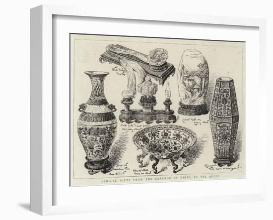 Jubilee Gifts from the Emperor of China to the Queen-null-Framed Giclee Print