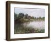 Jubilee River near Maidenhed, 2018 (Pastel)-Margo Starkey-Framed Giclee Print