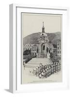 Jubilee Statue of the Queen Unveiled at Hong-Kong-Amedee Forestier-Framed Giclee Print