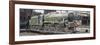 Jubilee Turnaround, Hawke 45652 Jubilee Class Locomotive on Camden Turntable, London-Kevin Parrish-Framed Giclee Print