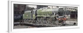 Jubilee Turnaround, Hawke 45652 Jubilee Class Locomotive on Camden Turntable, London-Kevin Parrish-Framed Giclee Print