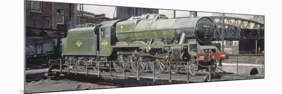 Jubilee Turnaround, Hawke 45652 Jubilee Class Locomotive on Camden Turntable, London-Kevin Parrish-Mounted Giclee Print