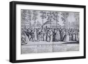 Jubilee Venetian Masquerade Ball in Ranelagh Gardens, Chelsea, London, 1749-Nathaniel Parr-Framed Giclee Print