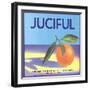 Juciful Orange Crate Label-null-Framed Art Print