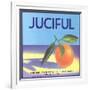 Juciful Orange Crate Label-null-Framed Art Print