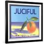 Juciful Orange Crate Label-null-Framed Art Print