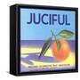 Juciful Orange Crate Label-null-Framed Stretched Canvas