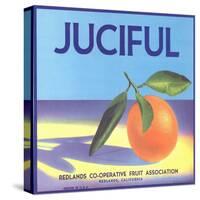 Juciful Orange Crate Label-null-Stretched Canvas