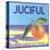 Juciful Orange Crate Label-null-Stretched Canvas