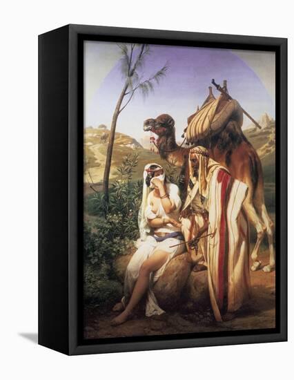 Judah and Tamar, 1840-Horace Vernet-Framed Stretched Canvas