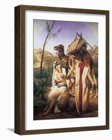 Judah and Tamar, 1840-Horace Vernet-Framed Giclee Print