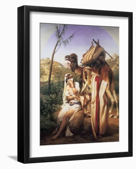 Judah and Tamar, 1840-Horace Vernet-Framed Giclee Print