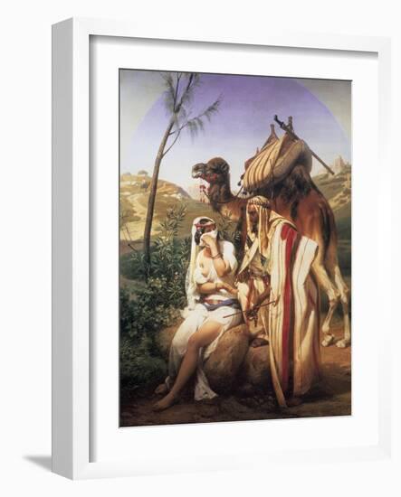 Judah and Tamar, 1840-Horace Vernet-Framed Giclee Print