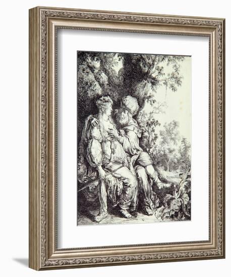 Judah and Tamar-Pieter Lastman-Framed Giclee Print