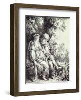 Judah and Tamar-Pieter Lastman-Framed Giclee Print