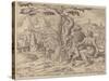 Judah Giving Tamar the Pledge, C.1566-Maarten van Heemskerck-Stretched Canvas