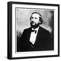 Judah P Benjamin, Secretary of State of the Confederacy, 1861-1865-MATHEW B BRADY-Framed Giclee Print