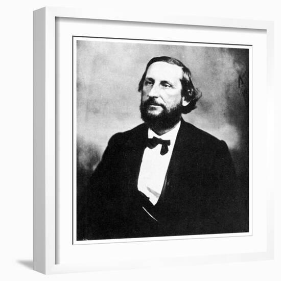 Judah P Benjamin, Secretary of State of the Confederacy, 1861-1865-MATHEW B BRADY-Framed Giclee Print