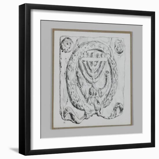 Judaic Ornament, Illustration from 'The Life of Our Lord Jesus Christ'-James Tissot-Framed Giclee Print