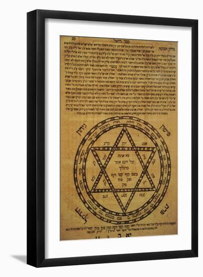 Judaism. Divine Protection. Amulets. Often Consisted of Scrolls Written in Hebrew and the Texts…-null-Framed Giclee Print