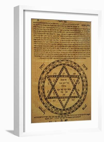 Judaism. Divine Protection. Amulets. Often Consisted of Scrolls Written in Hebrew and the Texts…-null-Framed Giclee Print