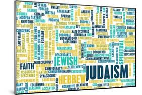 Judaism or Jewish Religion as a Concept-kentoh-Mounted Art Print