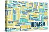 Judaism or Jewish Religion as a Concept-kentoh-Stretched Canvas