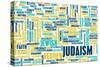 Judaism or Jewish Religion as a Concept-kentoh-Stretched Canvas